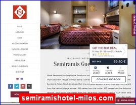 Hotels in Greece, semiramishotel-milos.com