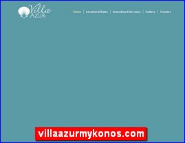 Hotels in Greece, villaazurmykonos.com