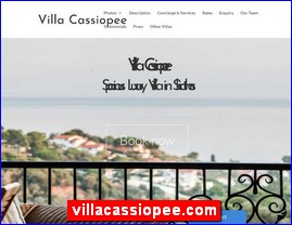 Hotels in Greece, villacassiopee.com