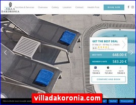 Hotels in Greece, villadakoronia.com