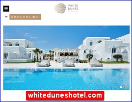 Hotels in Greece, whiteduneshotel.com