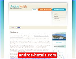 Hotels in Greece, andros-hotels.com