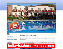 Hotels in Greece, bellavistahotel-molivos.com