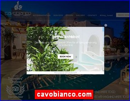 Hotels in Greece, cavobianco.com