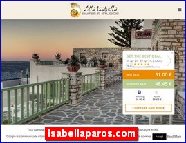 Hotels in Greece, isabellaparos.com