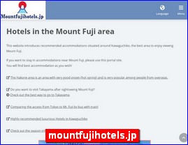 Hotels in Japan, mountfujihotels.jp